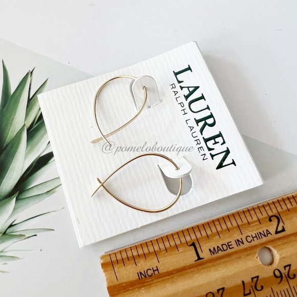 Lauren Ralph Lauren Threader Earrings Gold - Picture 3 of 3